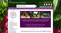 Desktop Screenshot of heritagegardens.co.uk